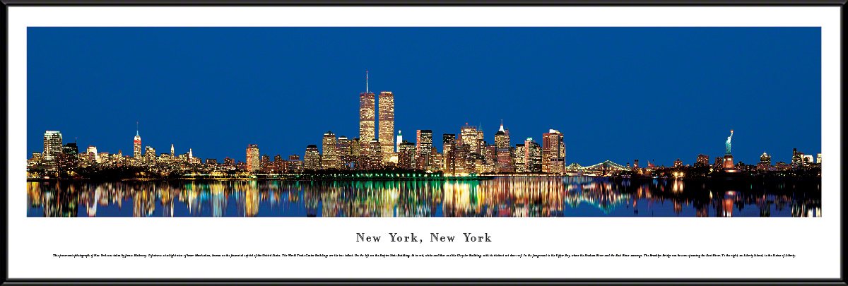 Amazon.com: New York, New York - Twin Towers at Twilight